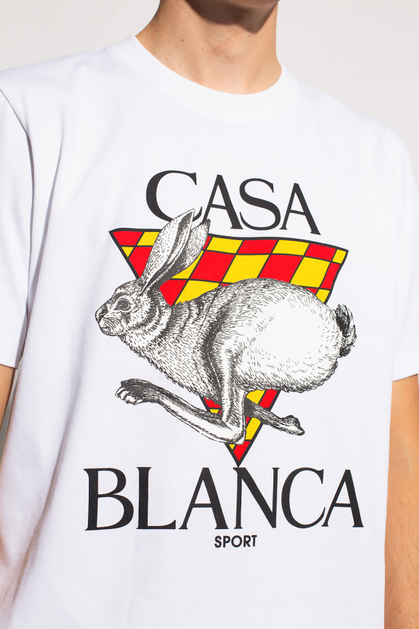 【CASABLANCA】ラ コロンヌ Tシャツ Casablanca Logo T | SchaferandweinerShops - long-sleeve
